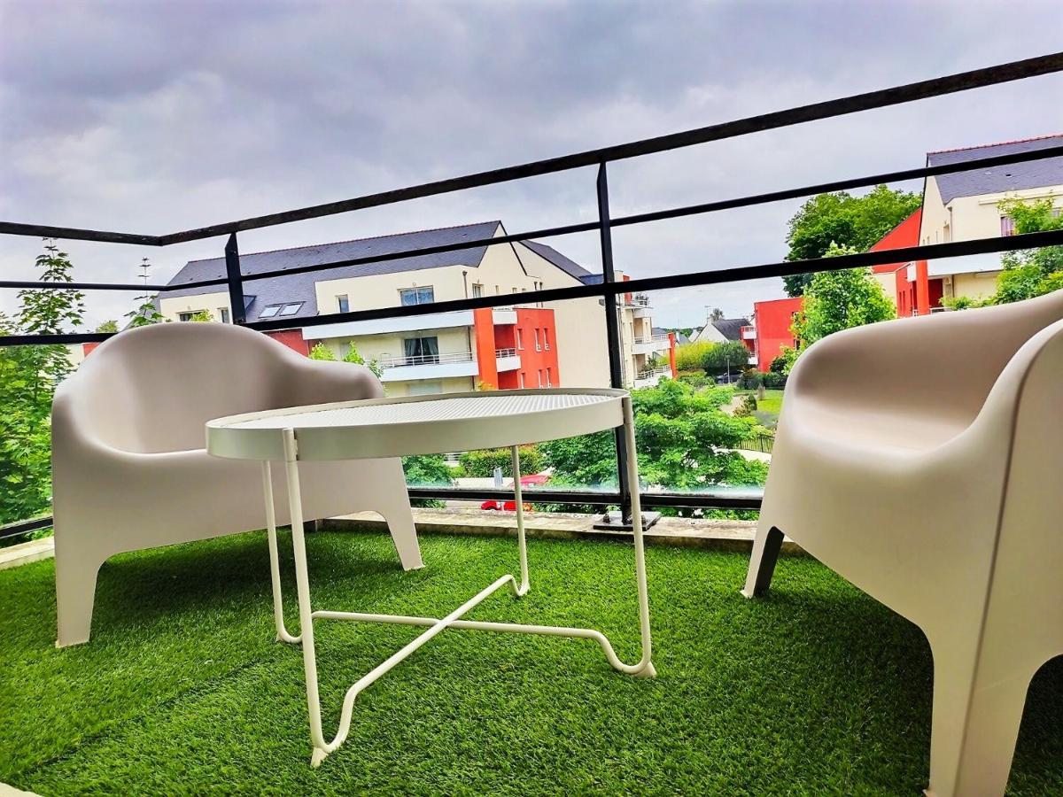 L'Ebenisterie - Sublime Type 2 Lumineux - Grand Balcon Apartment Orvault Bagian luar foto